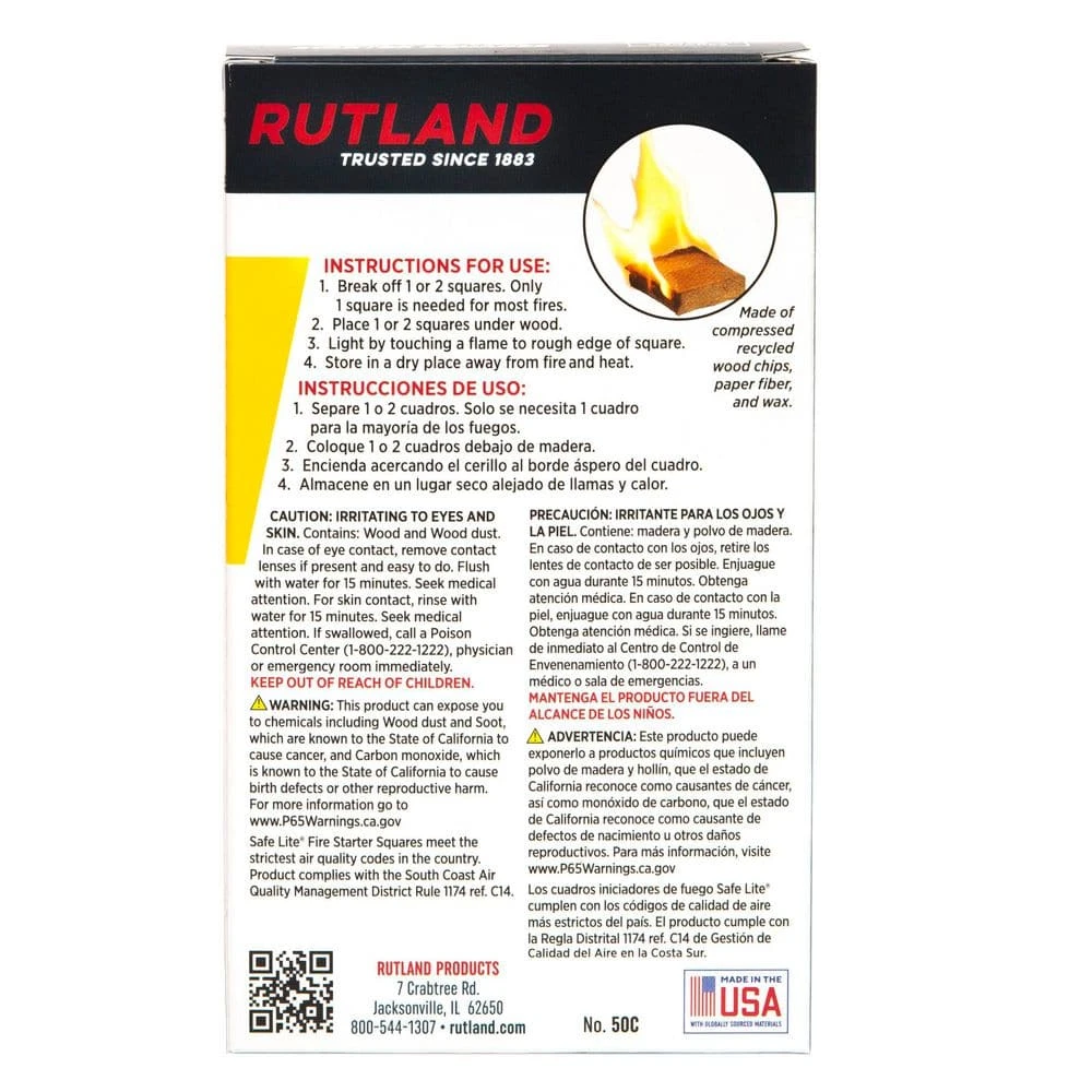 Safe Lite Fire Starter Squares (24-Pack) 7 Safe Lite Fire Starter Squares (24-Pack) - Image 7