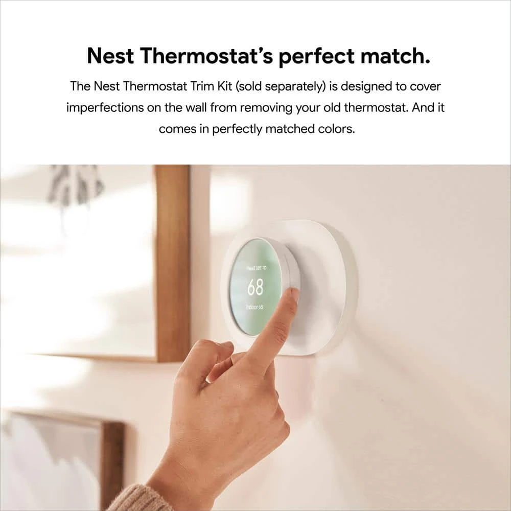 Google Nest Thermostat - Smart Programmable Wi-Fi Thermostat - Sand 9 Google Nest Thermostat - Smart Programmable Wi-Fi Thermostat - Sand - Image 9