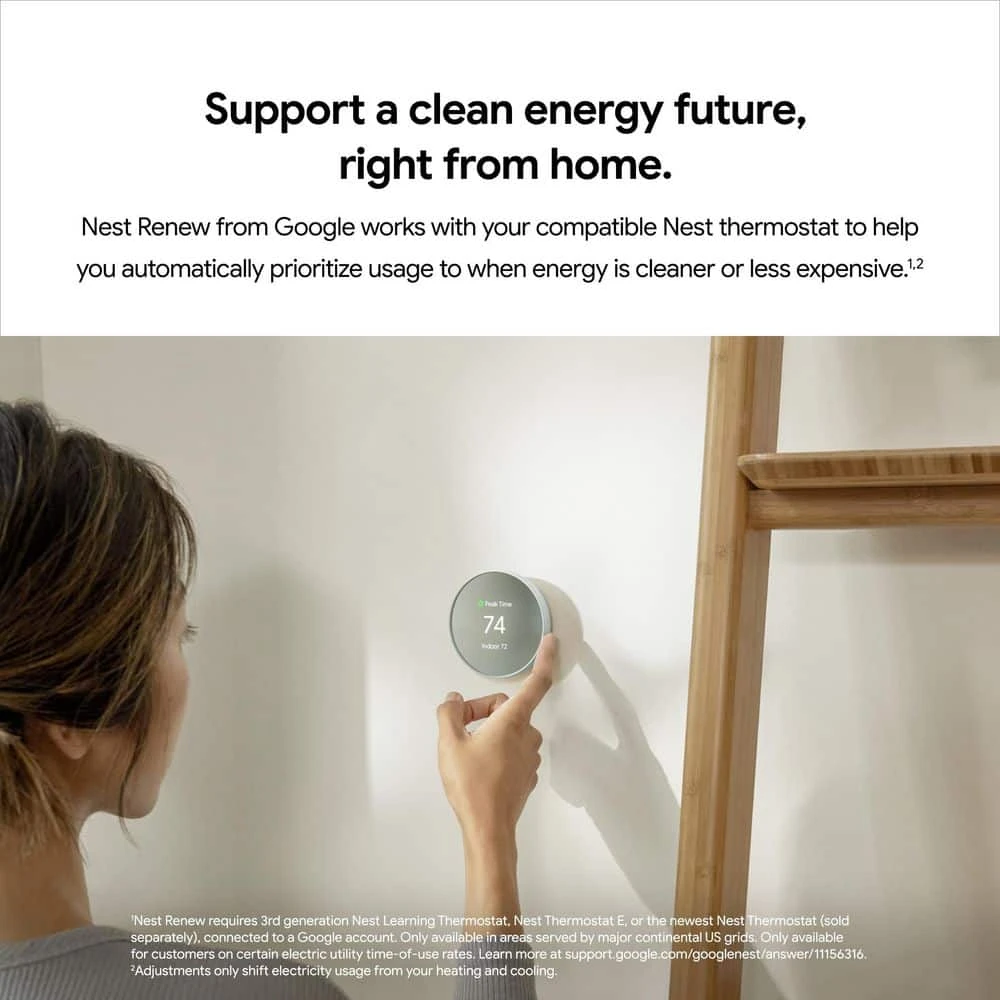 Google Nest Thermostat - Smart Programmable Wi-Fi Thermostat - Sand 11 Google Nest Thermostat - Smart Programmable Wi-Fi Thermostat - Sand - Image 11