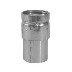 3 In. Pipe Diameter Steel Draft Hood Gas Vent Connector