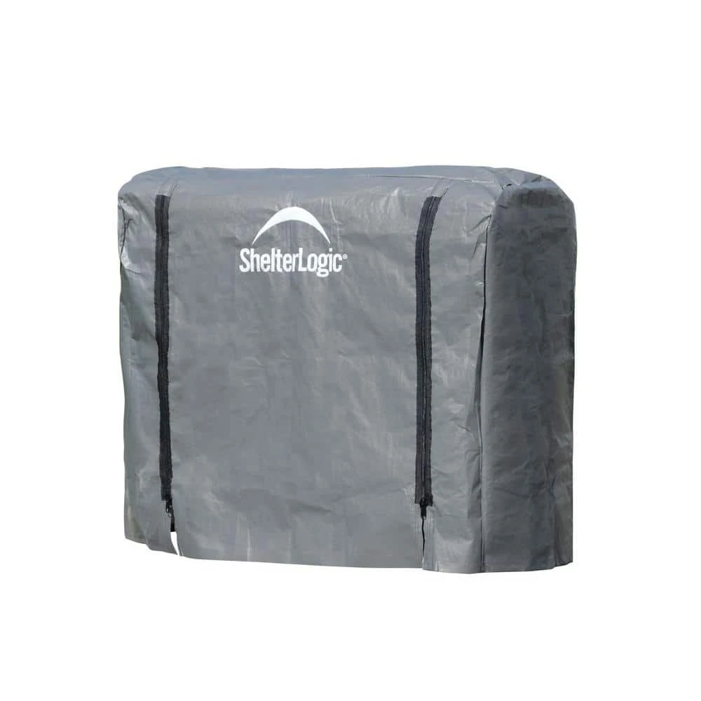 ShelterLogic 4 Ft. W X 3 Ft. H X 1 Ft. D Universal Full-Length Firewood Rack Cover With 2-Zipper Closure And Anti-Fungal Properties 1 ShelterLogic 4 Ft. W X 3 Ft. H X 1 Ft. D Universal Full-Length Firewood Rack Cover With 2-Zipper Closure And Anti-Fungal Properties