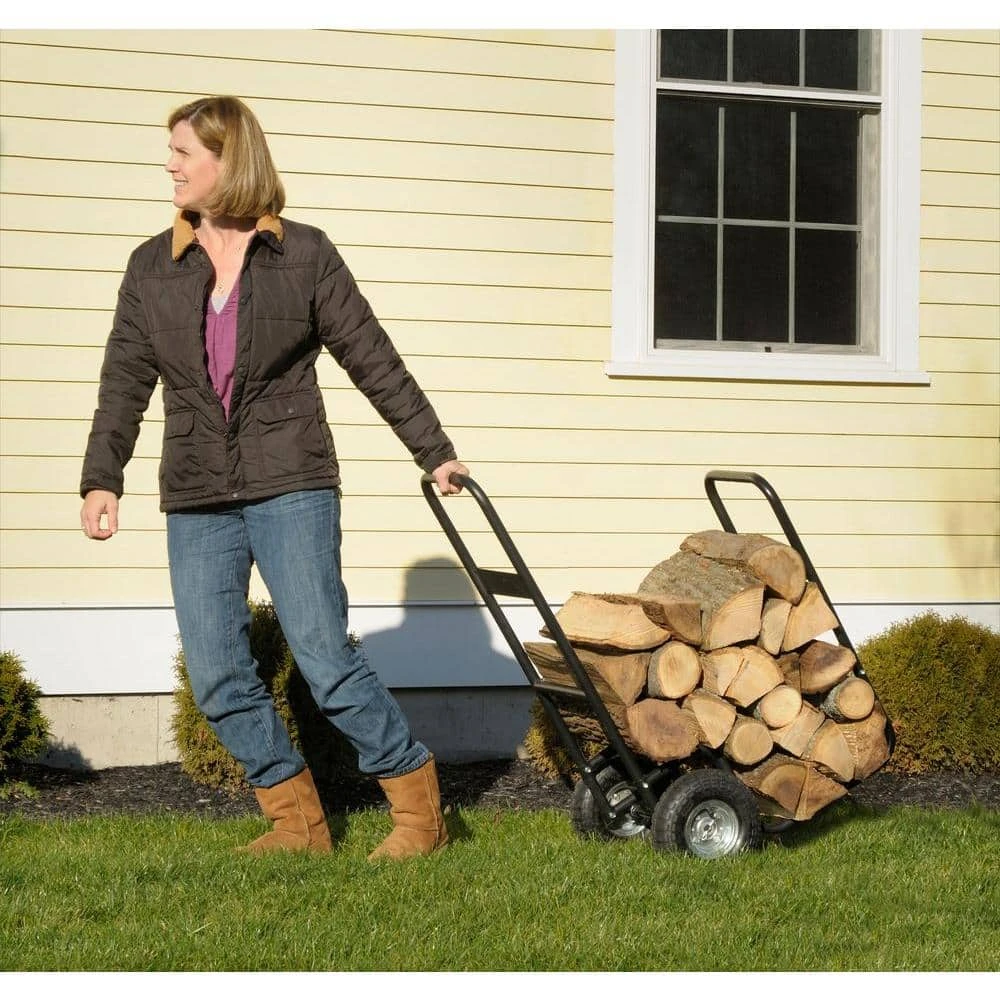 ShelterLogic 2 Ft. D X 3 Ft. H X 2 Ft. W Haul-it Multi-Purpose Steel Firewood Cart With Slim-Fit Design And Easy-Pivot Tires 7 ShelterLogic 2 Ft. D X 3 Ft. H X 2 Ft. W Haul-it Multi-Purpose Steel Firewood Cart With Slim-Fit Design And Easy-Pivot Tires - Image 7