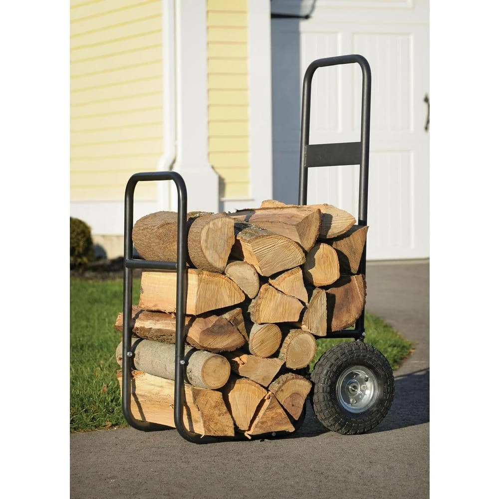 ShelterLogic 2 Ft. D X 3 Ft. H X 2 Ft. W Haul-it Multi-Purpose Steel Firewood Cart With Slim-Fit Design And Easy-Pivot Tires 6 ShelterLogic 2 Ft. D X 3 Ft. H X 2 Ft. W Haul-it Multi-Purpose Steel Firewood Cart With Slim-Fit Design And Easy-Pivot Tires - Image 6