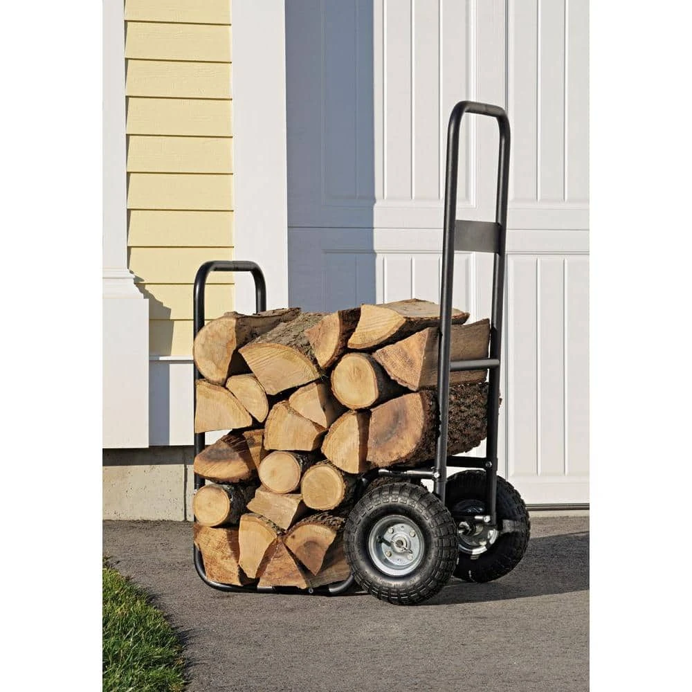 ShelterLogic 2 Ft. D X 3 Ft. H X 2 Ft. W Haul-it Multi-Purpose Steel Firewood Cart With Slim-Fit Design And Easy-Pivot Tires 5 ShelterLogic 2 Ft. D X 3 Ft. H X 2 Ft. W Haul-it Multi-Purpose Steel Firewood Cart With Slim-Fit Design And Easy-Pivot Tires - Image 5