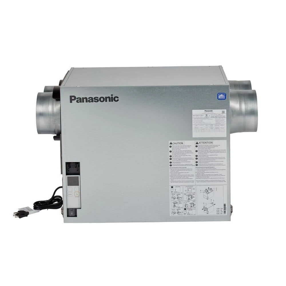 Panasonic BalancedHome 160-Elite Plus Energy Recovery Ventilator (ERV), 30-160 CFM, Side Port, Any Climate 1 Panasonic BalancedHome 160-Elite Plus Energy Recovery Ventilator (ERV), 30-160 CFM, Side Port, Any Climate