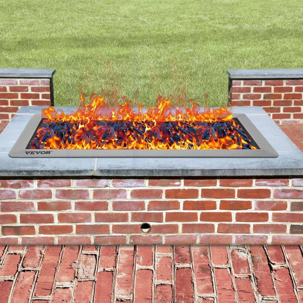 Stainless Steel Linear Trough Fire Pit Pan And Burner 49 X 16 In. Fire Pit Pan 185 K BTU Built-in Fire Pit Burner Pan 8 Stainless Steel Linear Trough Fire Pit Pan And Burner 49 X 16 In. Fire Pit Pan 185 K BTU Built-in Fire Pit Burner Pan - Image 8
