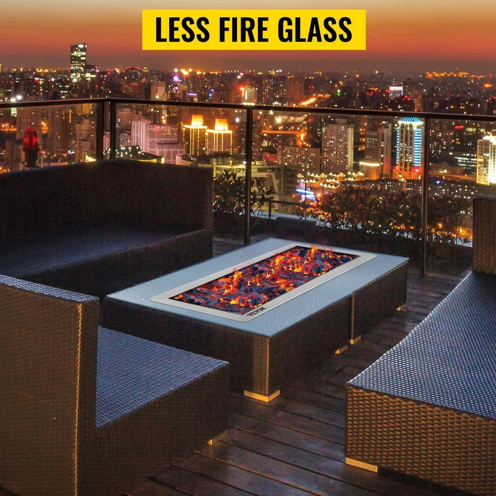 Stainless Steel Linear Trough Fire Pit Pan And Burner 49 X 16 In. Fire Pit Pan 185 K BTU Built-in Fire Pit Burner Pan 5 Stainless Steel Linear Trough Fire Pit Pan And Burner 49 X 16 In. Fire Pit Pan 185 K BTU Built-in Fire Pit Burner Pan - Image 5