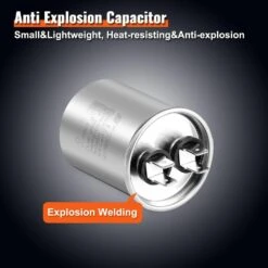Condenser Fan Motor 1/5 HP 825 RPM Condenser Motor Reversible Rotating 208 To 230V 150W Explosion-proof CBB65 7.5F -Fire Place Store skyshalo capacitors dslnqdj15hp82ym93v7 sk0318 1f 1000