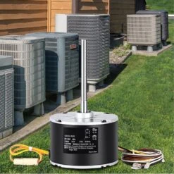 Condenser Fan Motor 1/5 HP 825 RPM Condenser Motor Reversible Rotating 208 To 230V 150W Explosion-proof CBB65 7.5F -Fire Place Store skyshalo capacitors dslnqdj15hp82ym93v7 sk0318 31 1000