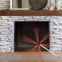 Chimney Sweep Kit 33 Ft. L, Rotary Chimney Cleaning Kit Driven By Drill, Chimney Brush Rod Kit For Cleaning Fireplace -Fire Place Store skyshalo fireplace tools ycs10mjdpyst00001v0 250312 31 1000