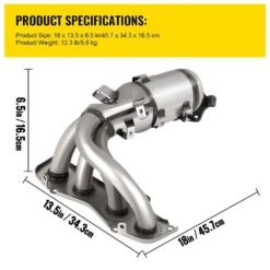 Catalytic Converter, High Flow Cat Stainless Steel Cat Converter, Compatible With 2002,2003,2004,2005,2006 -Fire Place Store skyshalo gas fittings connectors ftjmsychq00000001v0 s0310 76 1000