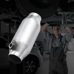 Universal Catalytic Converter, 2.5 In. Inlet/Outlet, 2 Pack High Flow Car Catalytic Converter, Direct Replacement -Fire Place Store skyshalo gas fittings connectors tychzhq2gbj2nfbqc001v0 s0425 31 1000