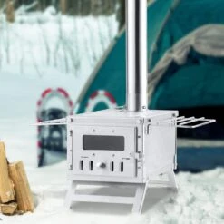 Wood Stove, 80 In. Stainless Steel Camping Tent Stove, Portable Wood Burning Stove With Chimney Pipes 2025 Upgrade 15 Wood Stove, 80 In. Stainless Steel Camping Tent Stove, Portable Wood Burning Stove With Chimney Pipes 2025 Upgrade -Fire Place Store skyshalo wood stoves zpqnlfx80inchmhmcv0 250318 31 1000