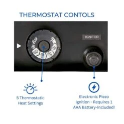 Dual Fuel Ventless Gas Fireplace - 26,000 BTU, T-Stat Control, Slate Gray Finish, Model DFS-300T-2GR -Fire Place Store slate gray duluth forge gas fireplaces 179257 1f 1000