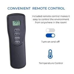 Dual Fuel Ventless Gas Fireplace - 32,000 BTU, Remote Control, Slate Gray Finish -Fire Place Store slate gray duluth forge gas fireplaces 179260 1f 1000