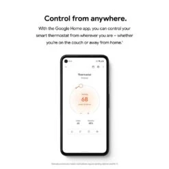 Google Nest Thermostat - Smart Programmable Wi-Fi Thermostat - Snow -Fire Place Store snow google programmable thermostats ga01334 us a0 1000