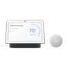 Google Nest Thermostat Snow Plus Nest Hub Max 10 In. Smart Display Charcoal