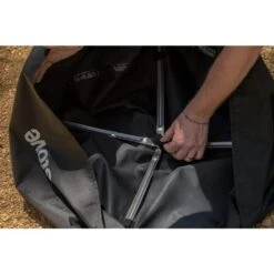 Yukon Shelter 28 X 17.5 In. UV Lined Fire Pit Cover -Fire Place Store solo stove fire pit covers and accessories ssyuk shelter 27 blk 4f 1000