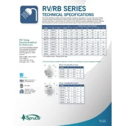 RB500 500 CFM 10 In. Inlet And Outlet Inline Ventilation Fan In White -Fire Place Store spruce grow room ventilation 28207 40 1000