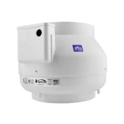 RB500 500 CFM 10 In. Inlet And Outlet Inline Ventilation Fan In White