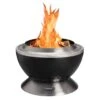 25 In. X 25 In. Wood Burning Black Steel Bowl Cleanburn Fire Pit
