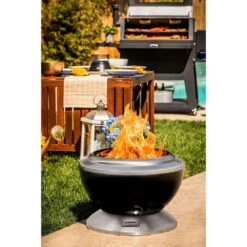 25 In. X 25 In. Wood Burning Black Steel Bowl Cleanburn Fire Pit 28 25 In. X 25 In. Wood Burning Black Steel Bowl Cleanburn Fire Pit -Fire Place Store stainless cuisinart outdoors fire pit kits coh 800 d4 1000