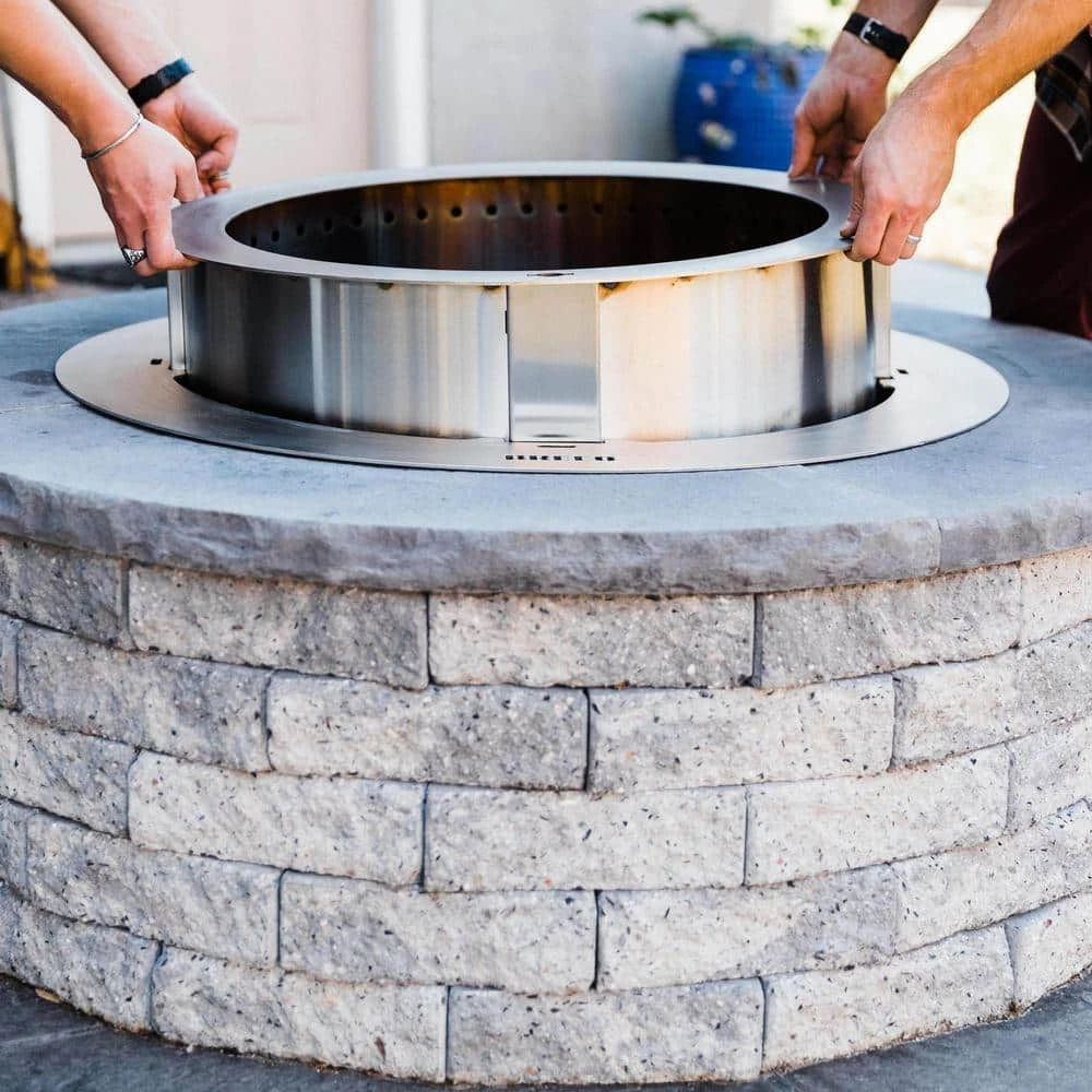 Smokeless 19-In. Fire Pit Insert Ring – Durable Stainless Steel – Rust-Resistant With Enhanced Airflow For Better Burn 3 Smokeless 19-In. Fire Pit Insert Ring – Durable Stainless Steel – Rust-Resistant With Enhanced Airflow For Better Burn - Image 3