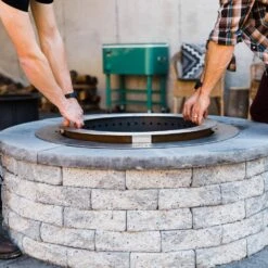 Smokeless 24-In. Fire Pit Insert Ring – Durable Stainless Steel – Rust-Resistant With Enhanced Airflow For Better Burn 7 Smokeless 24-In. Fire Pit Insert Ring – Durable Stainless Steel – Rust-Resistant With Enhanced Airflow For Better Burn -Fire Place Store stainless steel breeo fire pit covers and accessories br in24rd 4f 1000