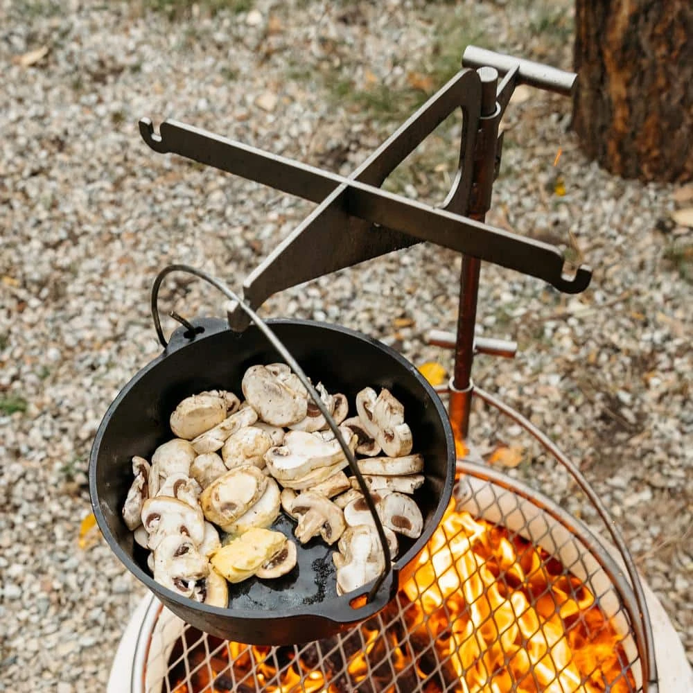 Kettle Hook 19-Stand For Outpost Cooking - 304 Stainless Steel - Adjustable Height With 360 Rotation -Weather-Resistant 4 Kettle Hook 19-Stand For Outpost Cooking - 304 Stainless Steel - Adjustable Height With 360 Rotation -Weather-Resistant - Image 4