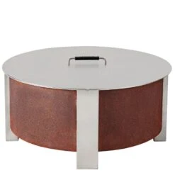 X Series Stainless Steel Fire Pit Lid 30 -Weather-Resistant And Durable With Ergonomic Handle-Clean And Safe From Debris 7 X Series Stainless Steel Fire Pit Lid 30 -Weather-Resistant And Durable With Ergonomic Handle-Clean And Safe From Debris -Fire Place Store stainless steel breeo fire pit covers and accessories br ld30 4f 1000