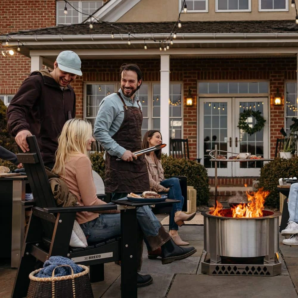 Outpost Portable Fire Ring Grill 24 - Premium Stainless Steel - Adjustable Height And 360° Rotation - Effortless Setup 4 Outpost Portable Fire Ring Grill 24 - Premium Stainless Steel - Adjustable Height And 360° Rotation - Effortless Setup - Image 4