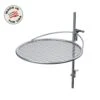 Outpost Portable Fire Ring Grill 24 - Premium Stainless Steel - Adjustable Height And 360° Rotation - Effortless Setup