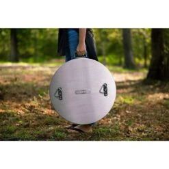 Y Series 21 In. Stainless Steel Fire Pit Lid - Lightweight And Weather-Resistant Design Cover With Secure Locking System -Fire Place Store stainless steel breeo fire pit covers and accessories br ys ld 1f 1000