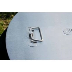 Y Series 21 In. Stainless Steel Fire Pit Lid - Lightweight And Weather-Resistant Design Cover With Secure Locking System -Fire Place Store stainless steel breeo fire pit covers and accessories br ys ld c3 1000