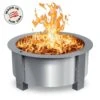 X Series 30 Smokeless Fire Pit-Heavy-Gauge Steel Material-Compatible With Cooking And Grilling-Stainless Steel
