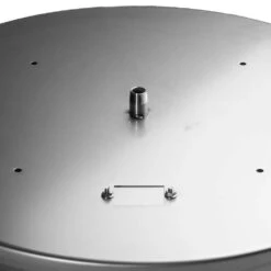 25 In. Round Stainless Steel Drop-In Fire Pit Pan With 18 In. Burner 10 25 In. Round Stainless Steel Drop-In Fire Pit Pan With 18 In. Burner -Fire Place Store stainless steel celestial fire glass fire pit covers and accessories bp 25r 44 1000