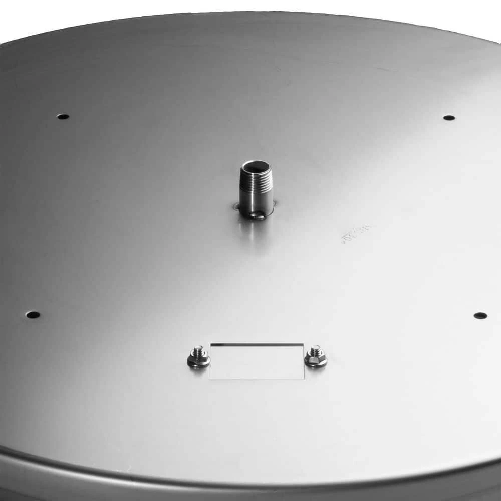 25 In. Round Stainless Steel Drop-In Fire Pit Pan With 18 In. Burner 5 25 In. Round Stainless Steel Drop-In Fire Pit Pan With 18 In. Burner - Image 5