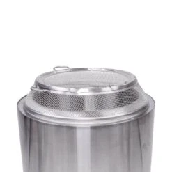 Ranger Shield 13.25 In. Stainless Steel Spark Arrestor -Fire Place Store stainless steel silver solo stove fire pit covers and accessories ssran shield 4f 1000