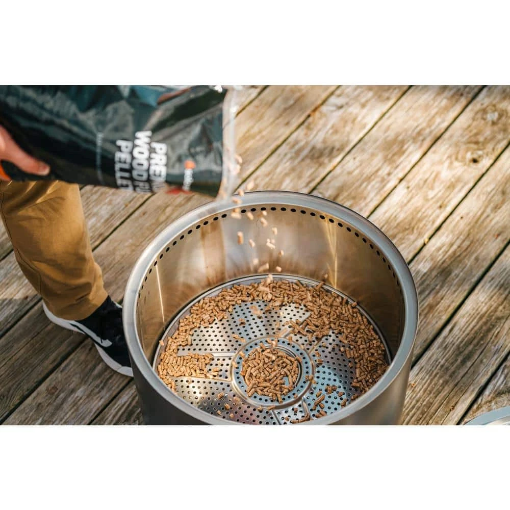 13.16 In Removable Stainless Steel Pellet Adapter For Use With Ranger Fire Pit 4 13.16 In Removable Stainless Steel Pellet Adapter For Use With Ranger Fire Pit - Image 4