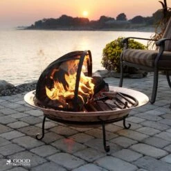 26 In. Spark Screen With Lifter -Fire Place Store steel black good directions fire pit covers and accessories 774 76 1000