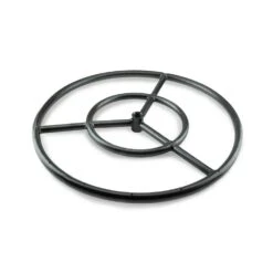 12 In. Black Steel Fire Ring Burner