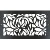 Stellar Air Registers 4 In. X 10 In. Leaves (Regstr MTL Screw In) Metal Floor