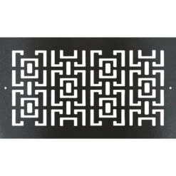 Stellar Air Registers 4 In. X 10 In. Oriental (Regstr MTL Screw In) Metal Floor