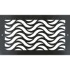 Stellar Air Registers-4 X 10-Waves (REGSTR MTL Screw In)-Metal Floor