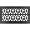 Stellar Air Registers-4 X 10-Heavenly Arches (REGSTR MTL Screw In)-Metal Floor