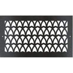 Stellar Air Registers-4 X 12-Heavenly Arches (REGSTR MTL Screw In)-Metal Floor