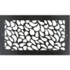 Stellar Air Registers-4 X 10-Rain Drop (REGSTR MTL Screw In)-Metal Floor