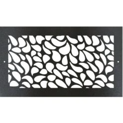 Stellar Air Registers-6 X 10-Rain Drop (REGSTR MTL Screw In)-Metal Floor