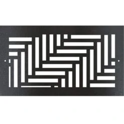 Stellar Air Registers-4 X 12-Elevation (REGSTR MTL Screw In)-Metal Floor