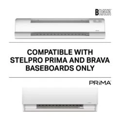 Single-Pole 120/240-Volt Electronic Electric Baseboard Heater Built-in Thermostat In White -Fire Place Store stelpro non programmable thermostats sibte12f 1f 1000